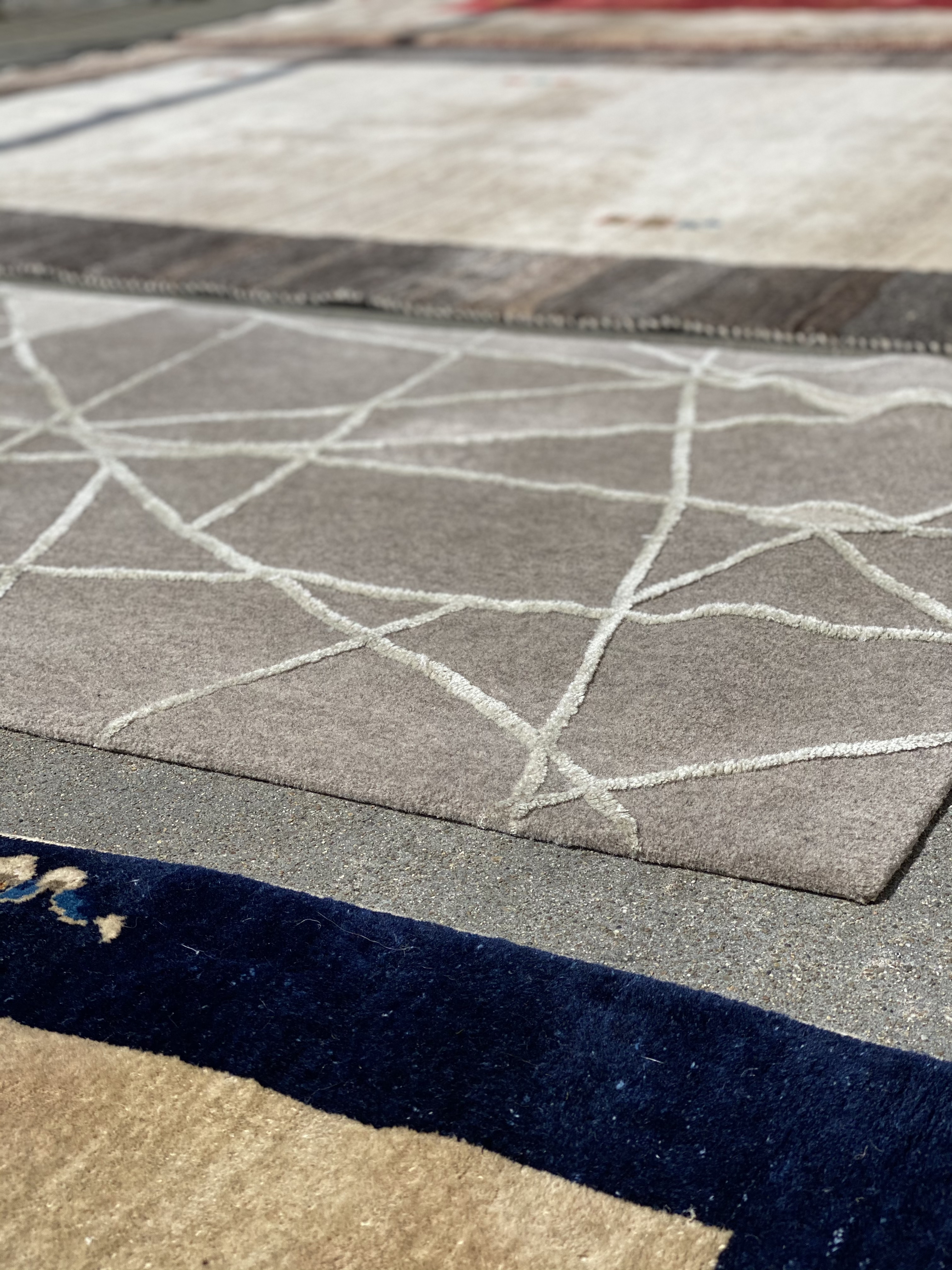 Simonian Rugs drying outside